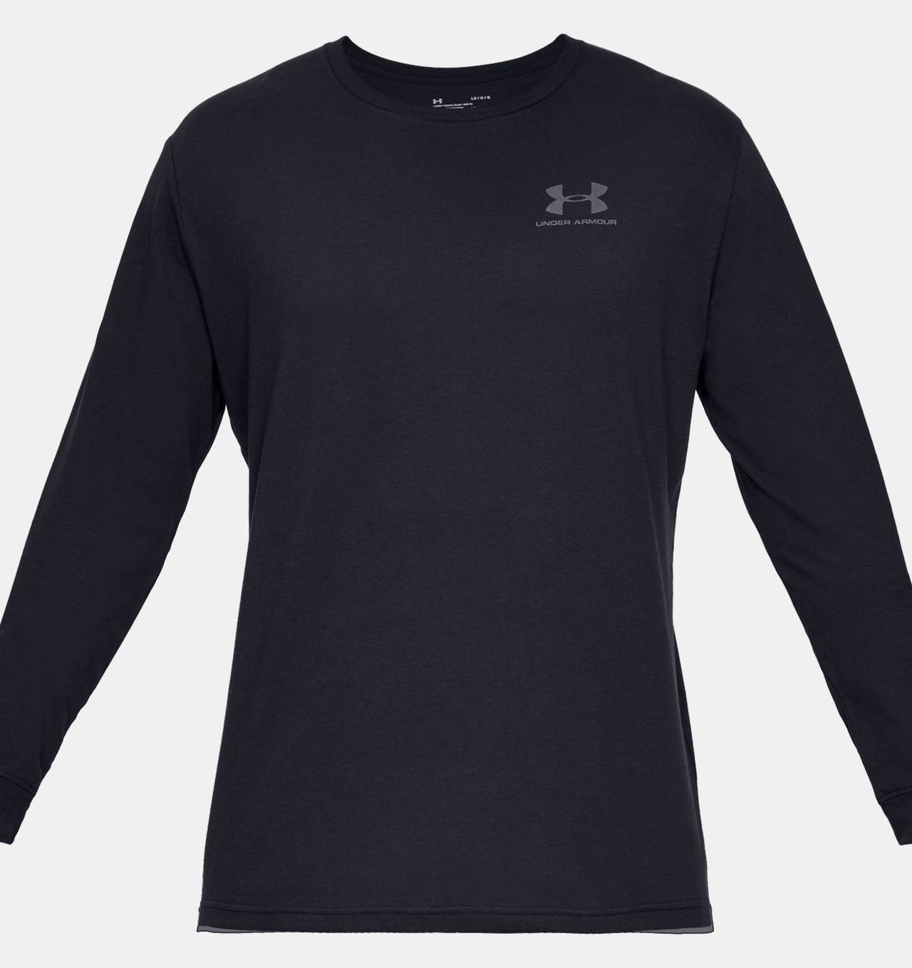 SPORTSTYLE LEFT CHEST LS - Black