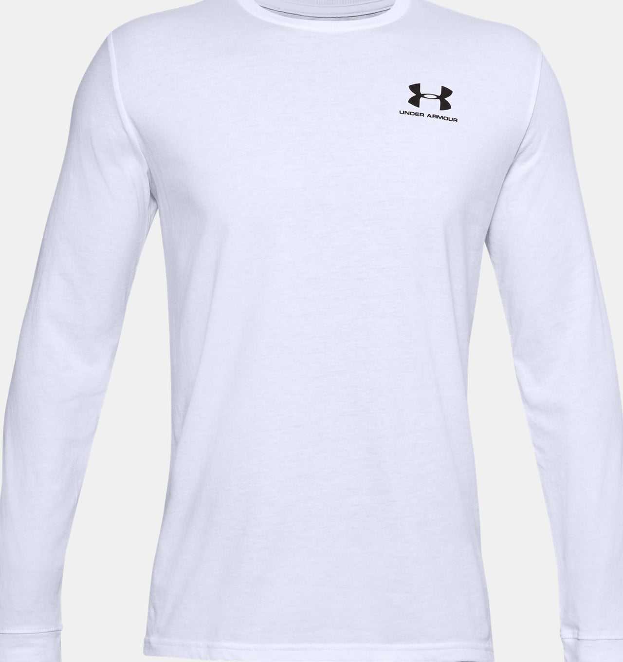 SPORTSTYLE LEFT CHEST LS - White