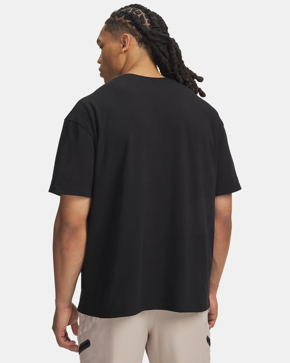 UA M HWT METAL LOGO SS